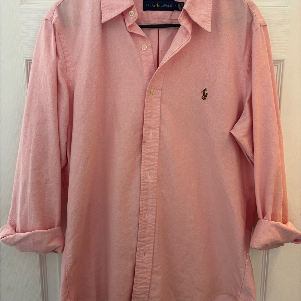 Ralph Lauren Men's Light Pink Casual Shirt